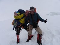 Une belle rencontre avec Mingma, Sherpa qui travaillait au refuge de Tête Rousse au pied du mont blanc et là qui à emmener deux clientes au sommet