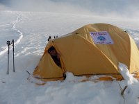 Enfin le camp 4 à 7450m. Et au chaud dans la tente montée par Dawa mon fidèle Sherpa